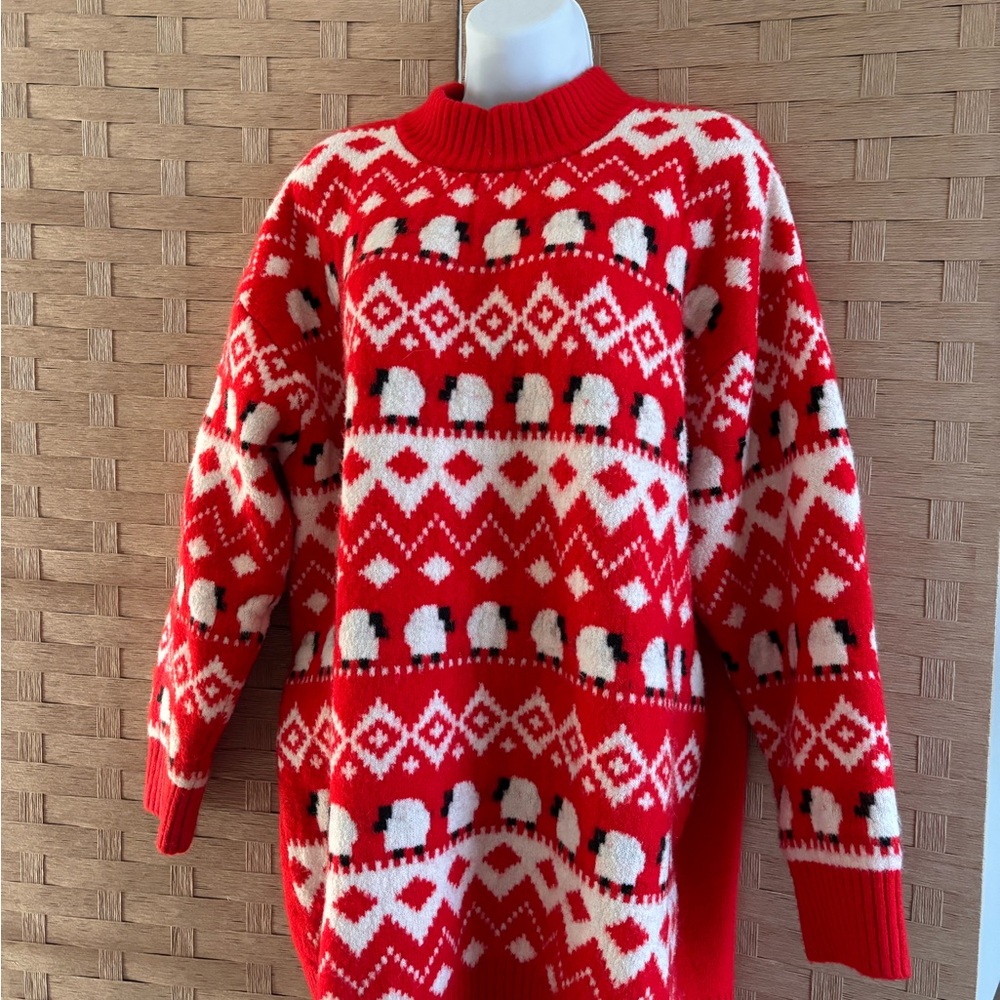 Women's Maternity Sheep Lamb Sweater